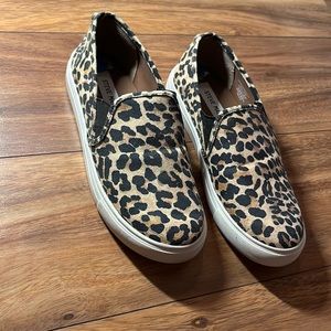 Steve Madden leopard slip on sneakers